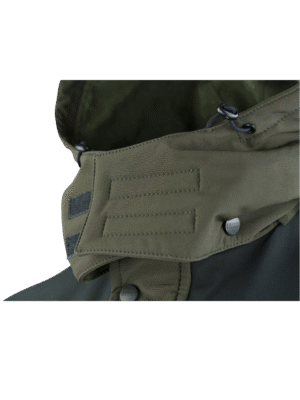 Bunda Rovan detail zapínanie kapucne