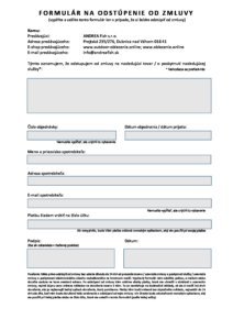 Formular odstupenia od zmluvy pdf