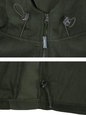 Bunda Kaston detail kapuce a sťahovania