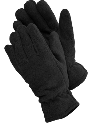 fleece rukavice čierne 1