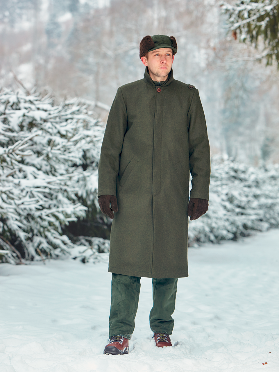poľovnícky zateplený kabát HARALD outdoorové oblečenie ext
