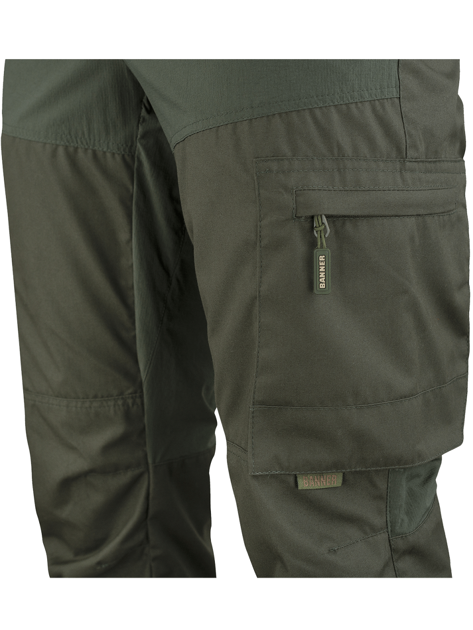 Outdoorové nohavice Tesala outdoorové nohavice Tesala detail predný diel