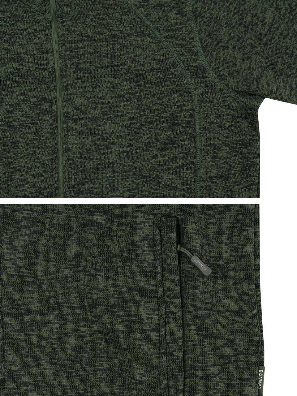 Sveter Rovel sveter Rovel detail napojenia rukavov a ukončenia